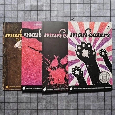 Man-Eaters Vol. 1-4 (1 2 3 4) - Juego completo TPB - (Tapa blanda, 2019) - SIN LEER CASI NUEVO Foto 1 de 4