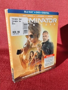 TERMINATOR: DARK FATE Blu-Ray + DVD W/ Slipcover - Foto 1 di 6