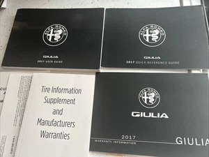 2017 ALFA ROMEO GIULIA OWNERS MANUAL USER GUIDE GENUINE OEM - Bild 1 von 3