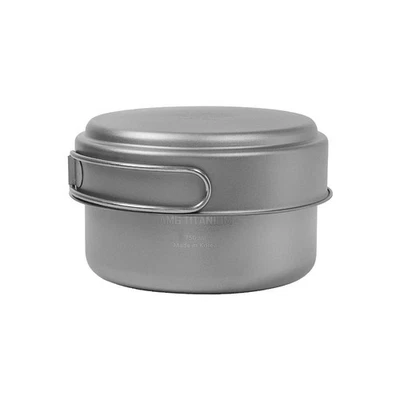AMG Titanium Mess Kit 750ml + 400ml Lid | Ultra-Light POSCO Grade 2 Korea made - Image 1 of 4