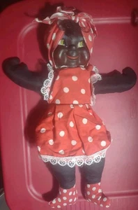 18" Vintage Black Doll  - Picture 1 of 4