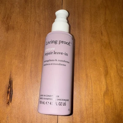 Living Proof Restore Repair Leave-In Conditioner Strengthens 4 Fl Oz New - Image 1 of 4
