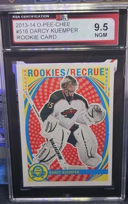 13-14 O-Pee-Chee Darcy Kuemper Retro Marquee Rookie 🚨🚨🚨 KSA 9.5 Near Gem Mint - Image 1 of 2