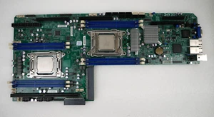 Supermicro X9DRG-HF Dual Intel Xeon E5-2660V2 DDR3 Server Motherboard w/ 2x CPUs - Afbeelding 1 van 7