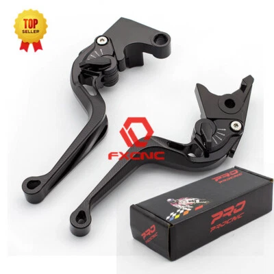 For Aprilia RSV MILLE / R 99-2003 3D Short Rhombus Camber Brake Clutch Lever CNC - Image 1 of 4
