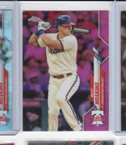 RHYS HOSKINS '20 TOPPS CHROME PINK REFRACTOR PARALLEL CARD-SHIPS FREE TO THE US! - Picture 1 of 19