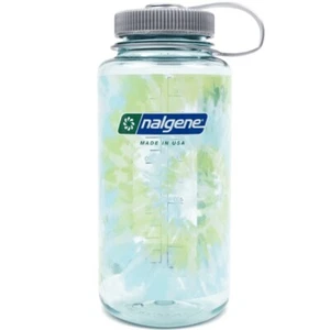Nalgene Sustain 32oz Wide Mouth Tie-Dye Bottle (Seafoam) Recycled Reusable - Picture 1 of 2