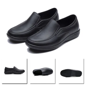 Men Chef Cook Kitchen Shoes Non slip Oil & Water Resistant Safety Footwear - Picture 1 of 67