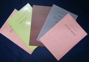 Konvolut Faksimile 4x Goethe 1x Theodor Storm Handschriften Gedichte um 1975 js - Bild 1 von 11