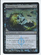 Glistening Oil Foil from New Phyrexia English MTG Rare 2011