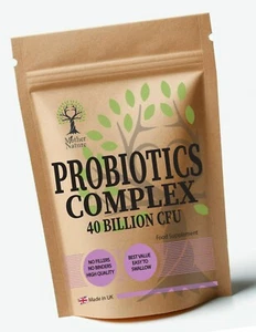 Bio Culture Probiotics Complex 40 Billion CFU 15 Active Bacteria Vegan Capsules - Picture 1 of 15