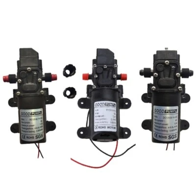 for DC 12V 130PSI 6L/Min Water High Pressure Diaphragm Self Priming Pump 72W Foto 1 de 4