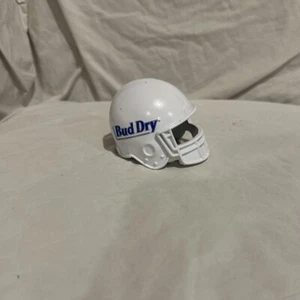 Vintage Rare Bud Light Dry Metal White Helmet Bottle Opener - Anheuser Busch - Bild 1 von 5