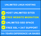 1 Years Unlimited UK Linux  / Windows / Managed WordPress HOSTING FREE CDN &