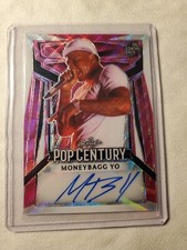 2023 Moneybagg Yo pop PINK Century Autograph Card #ba-my1 Ser #4/10 