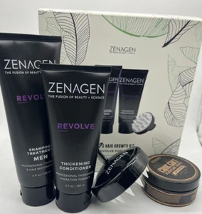 ZENAGEN Hair Growth Kit for Men Revolve shampoo conditioner paste scalp 4 pc - Picture 1 of 6