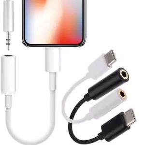 Original Samsung AUX Jack Adapter USB-C 3,5mm Audio Musik Kopfhörer Kabel Klinke - Bild 1 von 11