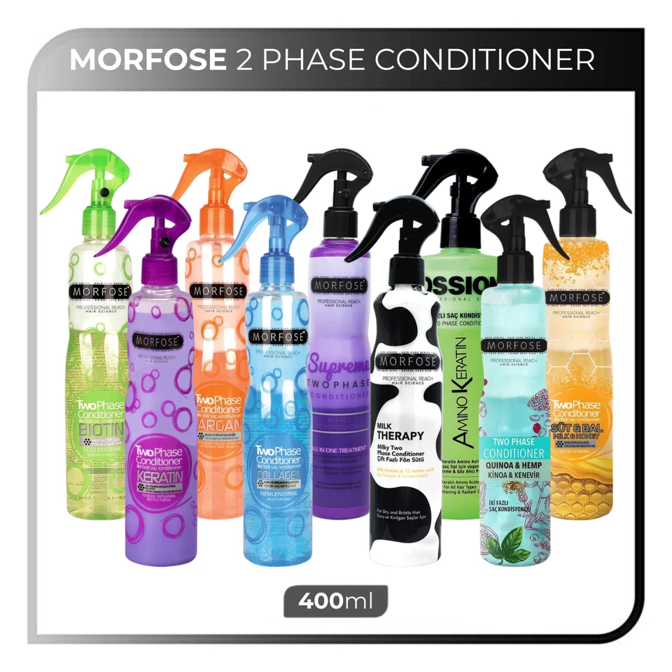 Morfose 2 Phase Conditioner 400ml - Leave In Pflege ohne Abspülen alle Varianten - Bild 1 von 1