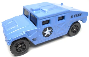 2017 MATCHBOX HUMVEE HUMMER B TEAM BLUE 1:70 DIECAST 2 5/8" MILITARY SUV TRUCK - Picture 1 of 6
