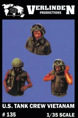 1/35 WWII U.S Tank Crew in Vietanam VERLINDEN #135 Resin Model Kits - Image 1 of 2