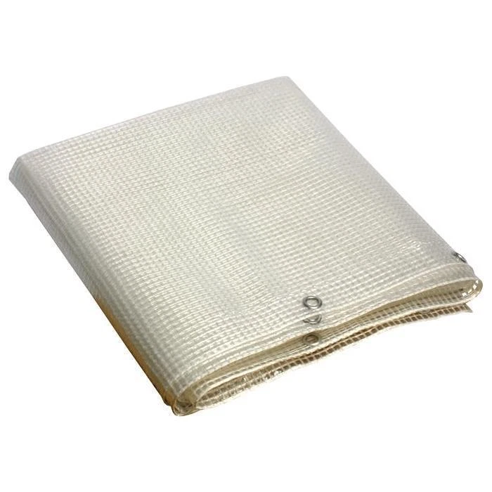 Telo Telone Occhiellato Retinato Pvc Bianco Trasparente per Coperture esterne - Immagine 1 di 1