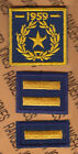 USAF Air Force Meritorious unit award 1959 ~2" patch set c/e