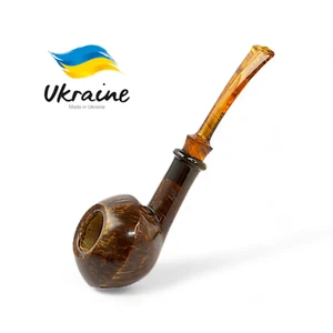 Pipa Briar a forma di mano libera pipa artigianale unica in legno pipa tabacco da fumo - Foto 1 di 8