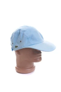 Lacoste Vintage 5 Panel Cap Hat Size 4 Sky Blue Color Rare Mens Hat - Picture 1 of 14