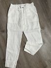 Athleta 100% Linen White Pants- 0