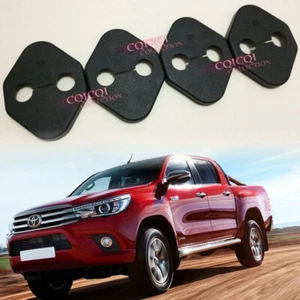4 PIEZAS Cubierta con cerradura de puerta para Toyota 2016~camión Hilux 2019 ◎ - Imagen 1 de 4