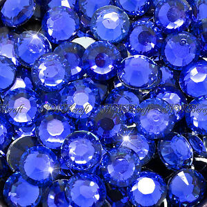 1000 x Resin & Jelly Rhinestones 2-6mm Flat Back Diamante Nail Art Craft Gems