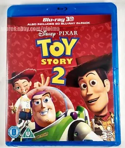 TOY STORY 2 Brand New 3D BLU-RAY and 2D Region-Free Pixar Import Ships from USA - Picture 1 of 4