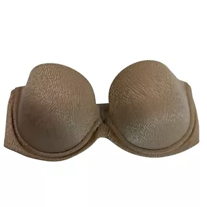 Wonderbra 3 Degrees of Hot Ultimate Convertible Bra Nude Sz 34D #7878 *No Straps - Picture 1 of 7