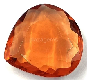 75.55 CT PEAR CUT NATURAL ORANGE CITRINE EGL CERTIFIED LOOSE GEMSTONE 5JRP - Picture 1 of 7