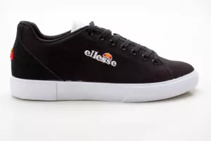 Ellesse Taggia TEXT AM Herren Sneaker Leinen Turnschuhe schwarz - Bild 1 von 6