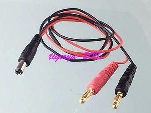 4mm banana plug to 5.5 X 2.1mm DC Power male plug charger 22AWG 60CM cable - Picture 1 of 5