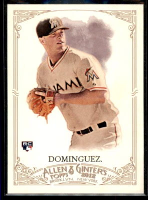 2012 Topps Allen & Ginter  Matt Dominguez RC #344 Miami Marlins - Image 1 of 2