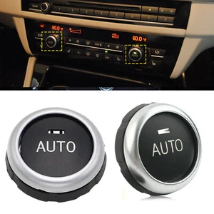 For BMW X5 2014-18 X6 2014-2019 Front/Rear AC Climate Control Knob Button Cover - Picture 1 of 7