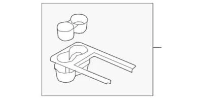Portavasos delantero genuino Ford 2010-2019 Lincoln MKT DE9Z-7404722-AA Foto 1 de 2