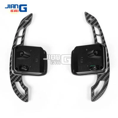 Palancas de cambio magnéticas de fibra de carbono para Chevrolet Corvette C7 2014-2019 Foto 1 de 4