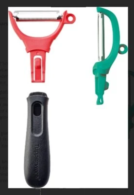 Tupperware Klick System Sparschäler Schälfix Set Universalschäler - Bild 1 von 2