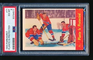 Parkhurst Jacques Plante 1955 está protegido #71 PSA 6 - Imagen 1 de 2