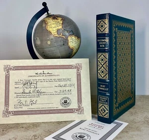 Bagombo Snuff Box SIGNED by Kurt Vonnegut; Easton Press First Edition; 1 of 1700 - Picture 1 of 11