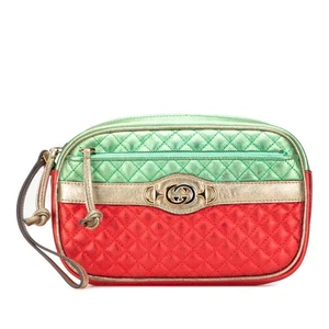 GUCCI Laminate quilting Clutch bag business bag 540985 Women 【Used】 - Picture 1 of 10