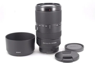 SONY E 70-350mm F/4.5-6.3 G OSS SEL70350G Lens For E mount with Hood - Image 1 of 4