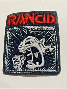 Rancid Embroidered Patch Iron On 3.5”x3" Rock Music Metal - Picture 1 of 1