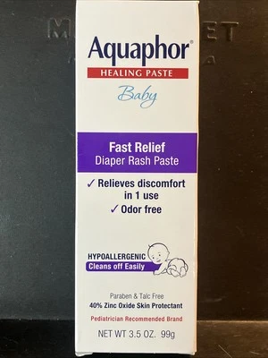 Pasta para erupción de pañales Aquaphor Baby - para 3,5 onzas graves (paquete de 1)  Foto 1 de 4