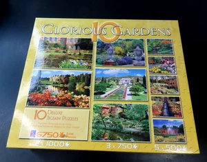 Sure-Lox Glorious Gardens 10 Deluxe Puzzle 6750 Teile werkseitig versiegelt - Bild 1 von 3