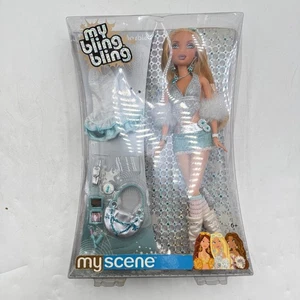 Neu im Karton My Scene Barbie My Bling Bling hübsches Puppenset und Puppe Handtasche 2005 Mattel - Bild 1 von 14