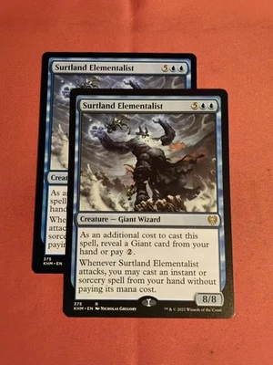 MTG - Surtland Elementalist - Kaldheim Regular RARE 375 Magic (x2) Unplayed Mnt+ - Image 1 of 2